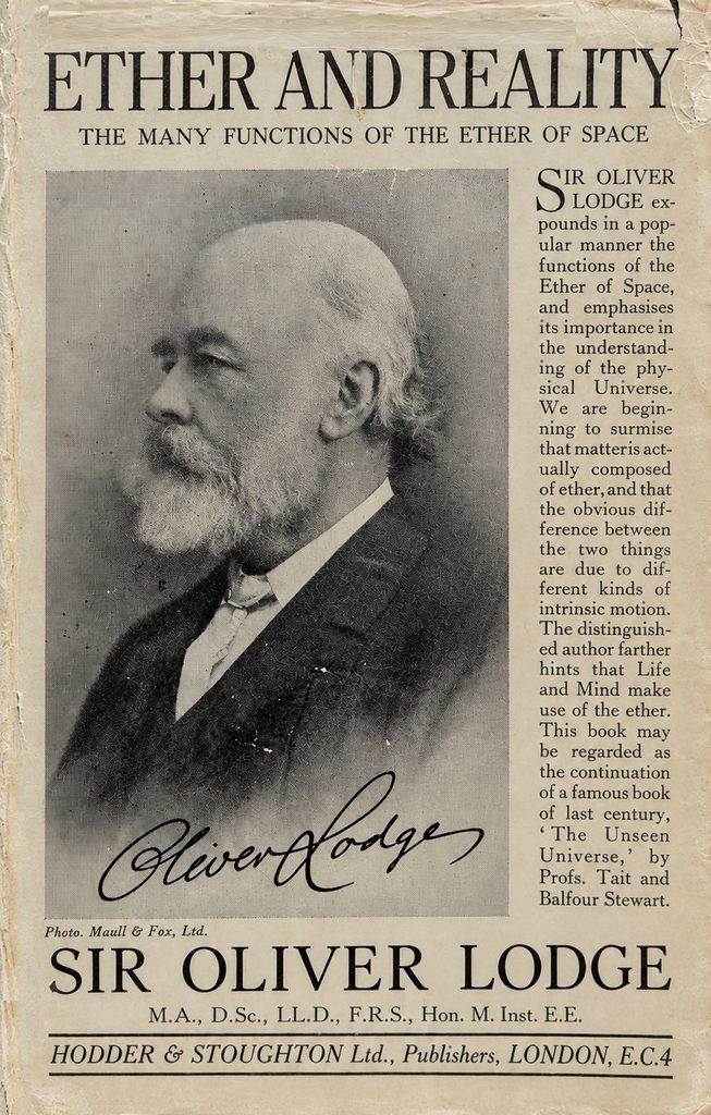 Book Cover of ETHER & REALITY: A SERIES OF DISCOURSES ON THE MANY FUNCTIONS OF THE ETHER OF SPACE