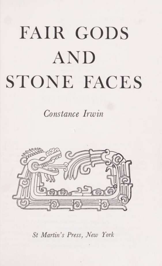Book Cover of FAIR GODS AND STONE FACES