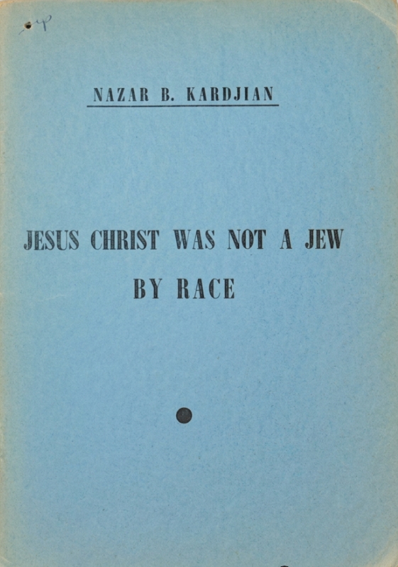 Book Cover of JESUS CHRIST WAS NOT A JEW BY RACE