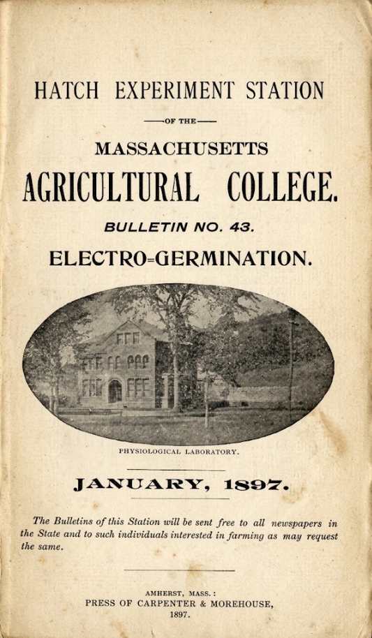 Book Cover of ELECTRO-GERMINATION