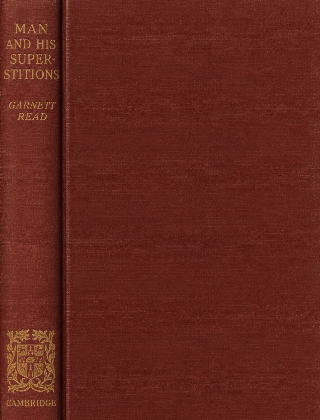Book Cover of THE ORIGIN OF MAN AND OF HIS SUPERSTITIONS