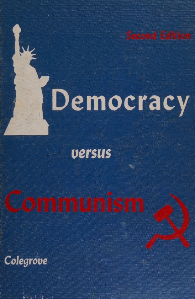 Book Cover of DEMOCRACY VERSUS COMMUNISM