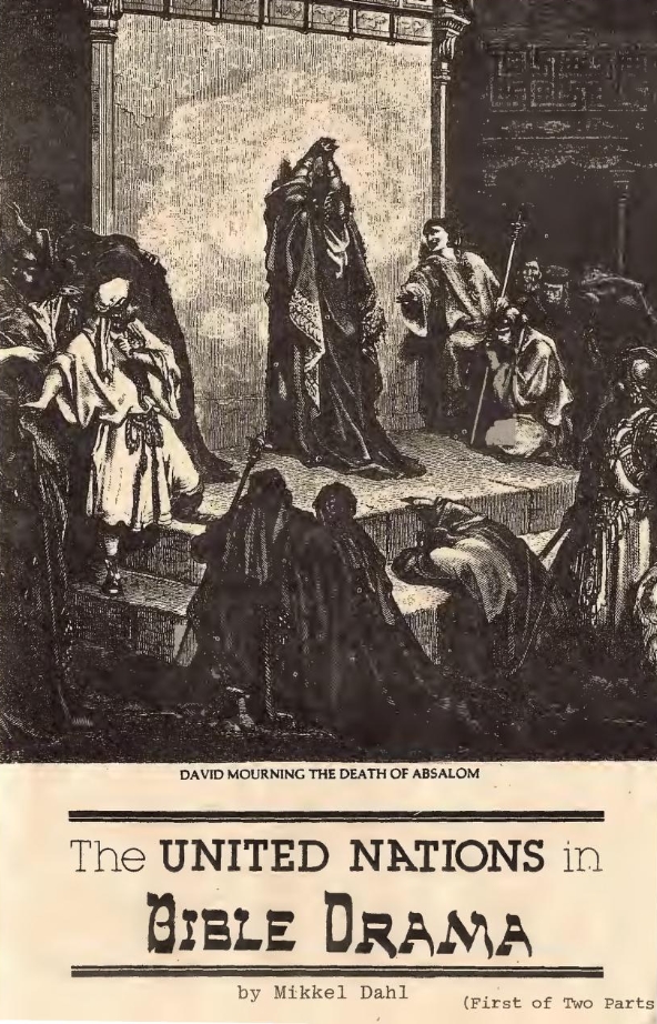 Book Cover of THE UNITED NATIONS IN BIBLE DRAMA