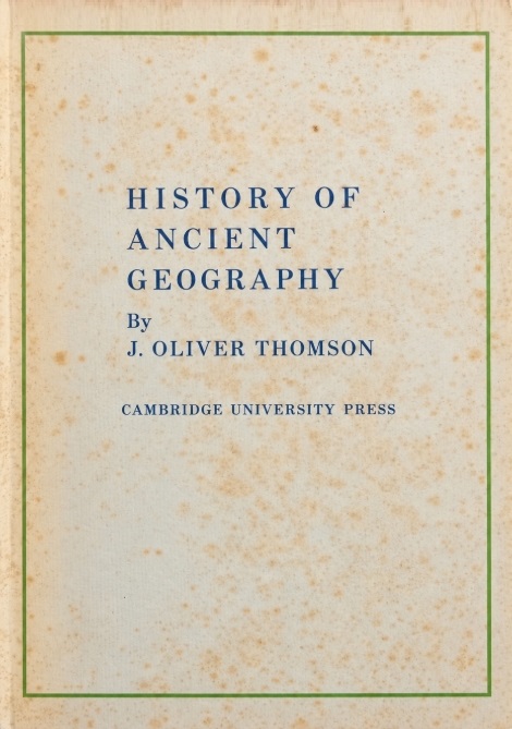 Book Cover of HISTORY OF ANCIENT GEOGRAPHY