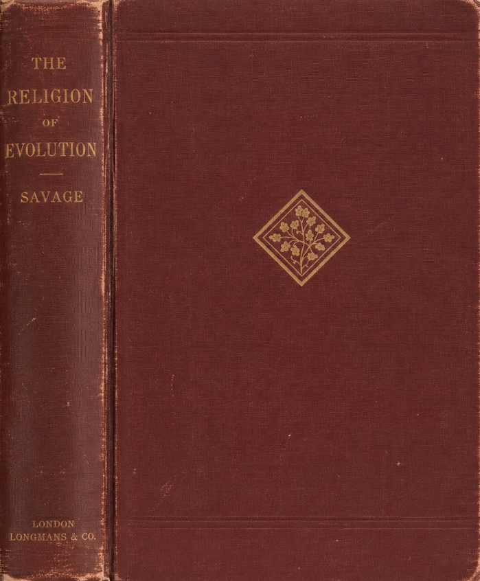 Book Cover of THE RELIGION OF EVOLUTION