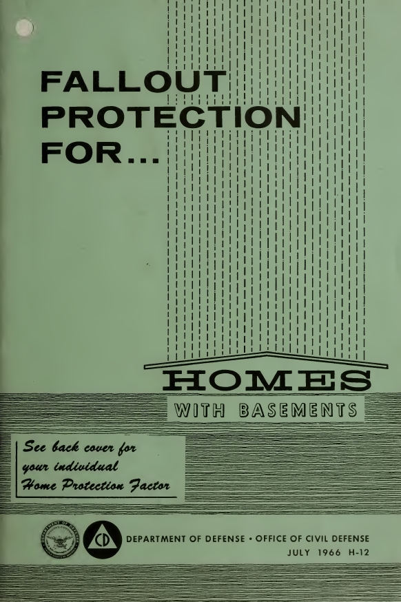 Book Cover of FALLOUT PROTECTION FOR HOMES WITH BASEMENTS