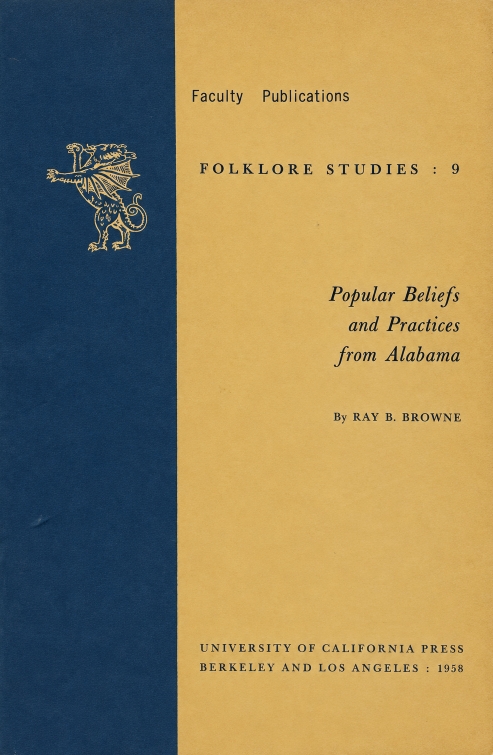 Book Cover of POPULAR BELIEFS AND PRACTICES FROM ALABAMA