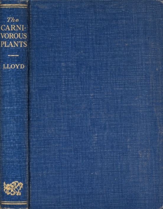 Book Cover of THE CARNIVOROUS PLANTS