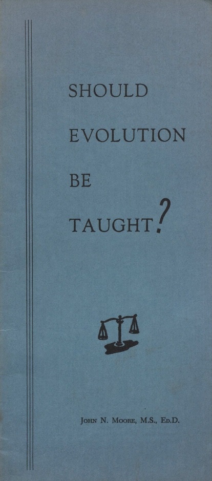 Book Cover of SHOULD EVOLUTION BE TAUGHT?