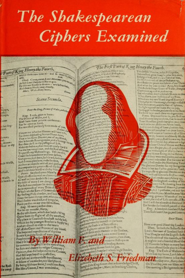 Book Cover of THE SHAKESPEAREAN CIPHERS EXAMINED