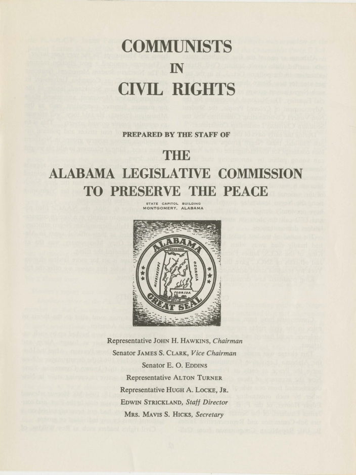 Book Cover of COMMUNISTS IN CIVIL RIGHTS