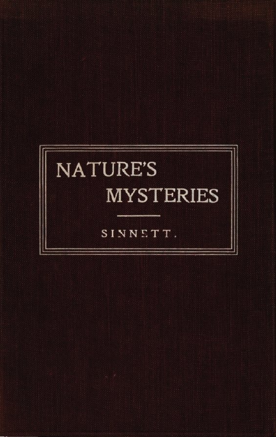 Book Cover of NATURE’S MYSTERIES
