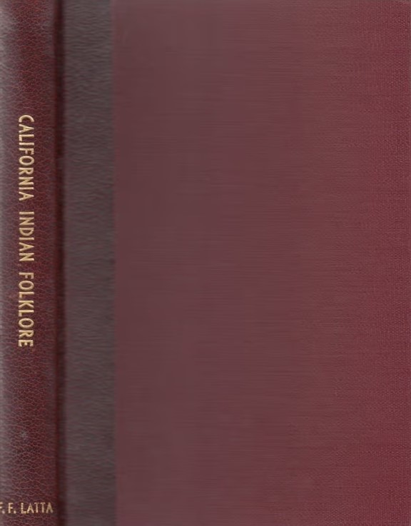 Book Cover of CALIFORNIA INDIAN FOLKLORE