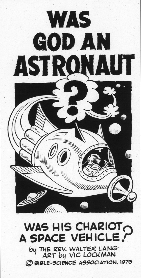 Book Cover of WAS GOD AN ASTRONAUT? WAS HIS CHARIOT A SPACE VEHICULE?