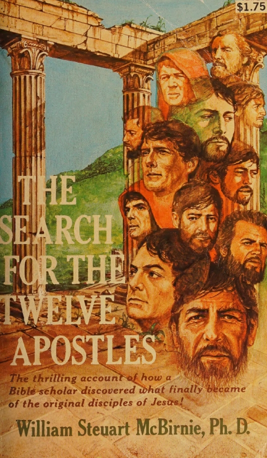 Book Cover of THE SEARCH FOR THE TWELVE APOSTLES