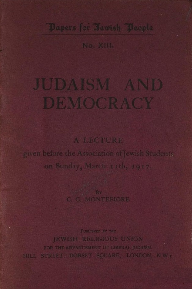 Book Cover of JUDAISM AND DEMOCRACY