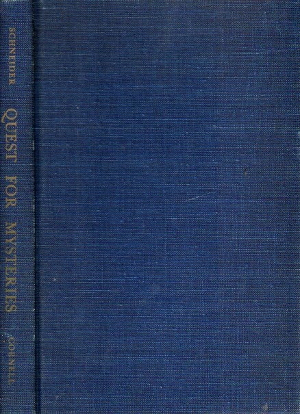 Book Cover of QUEST FOR MYSTERIES: THE MASONIC BACKGROUND FOR LITERATURE IN EIGHTEENTH CENTURY GERMANY
