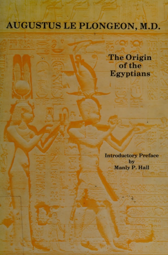Book Cover of THE ORIGIN OF THE EGYPTIANS