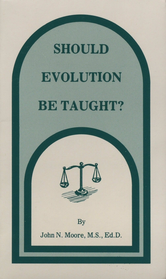Book Cover of SHOULD EVOLUTION BE TAUGHT?