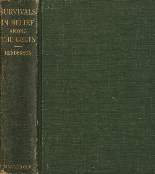 Book Cover of SURVIVALS IN BELIEF AMONG THE CELTS