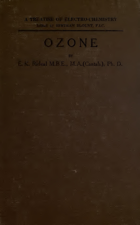 Book Cover of OZONE