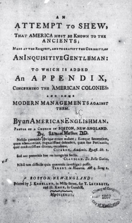 Book Cover of AN ATTEMPT TO SHEW, THAT AMERICA MUST BE KNOWN TO THE ANCIENTS