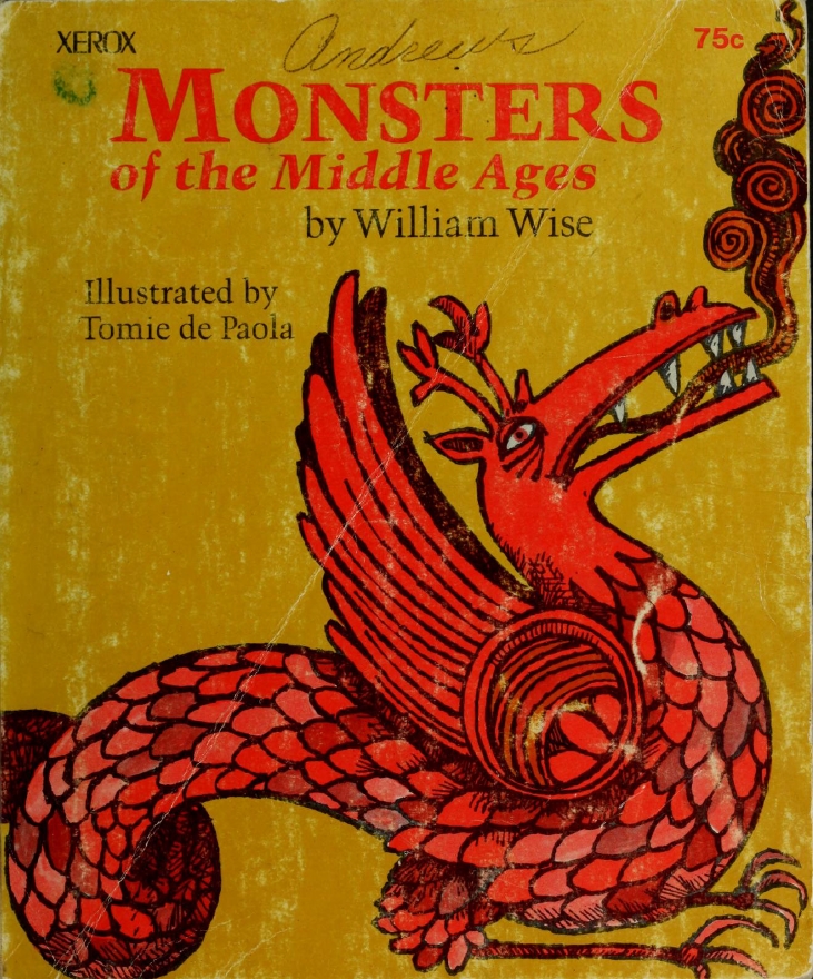 Book Cover of MONSTERS OF THE MIDDLE AGES