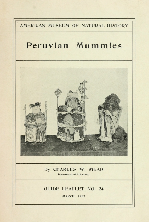 Book Cover of PERUVIAN MUMMIES