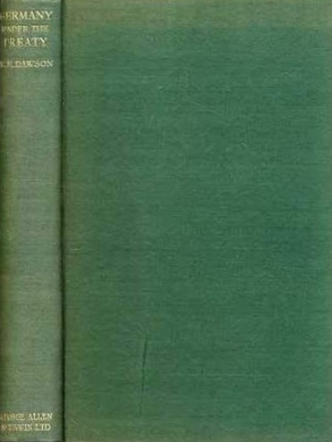 Book Cover of GERMANY UNDER THE TREATY