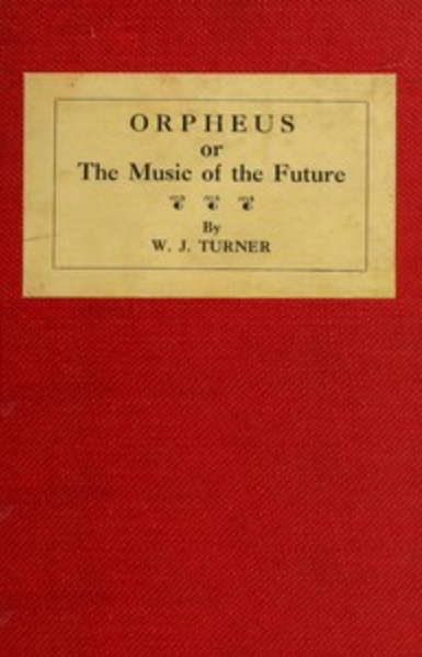 Book Cover of ORPHEUS; OR, THE MUSIC OF THE FUTURE