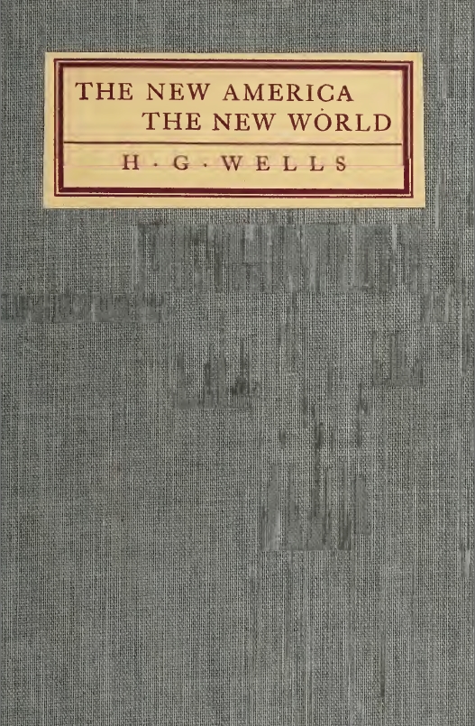 Book Cover of THE NEW AMERICA, THE NEW WORLD