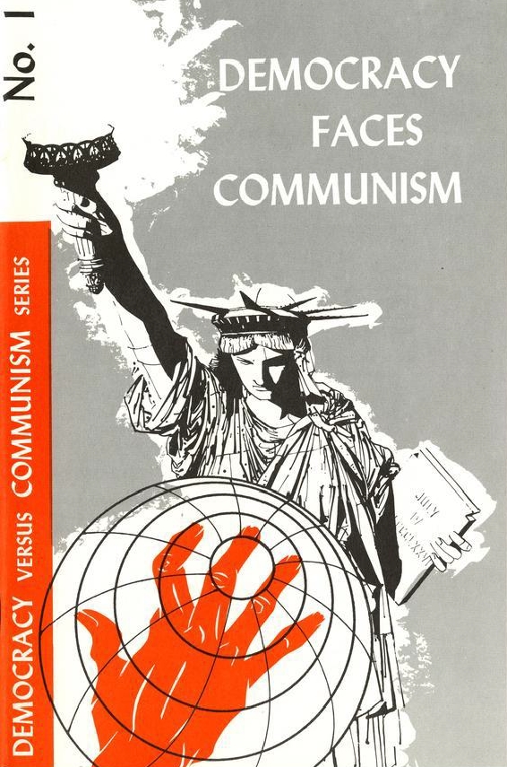 Book Cover of DEMOCRACY FACES COMMUNISM