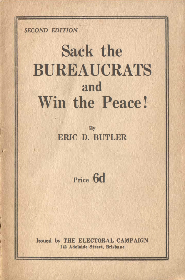 Book Cover of SACK THE BUREAUCRATS AND WIN THE PEACE!