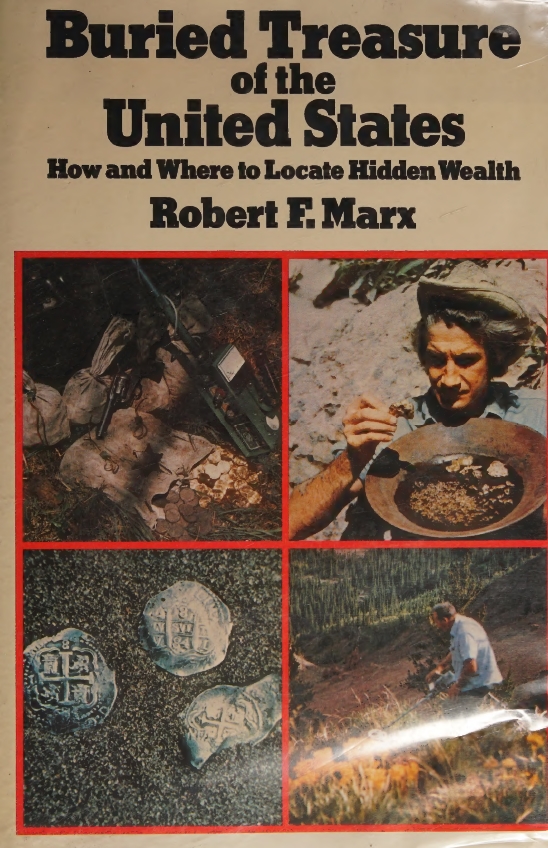 Book Cover of BURIED TREASURE OF THE UNITED STATES; HOW AND WHERE TO LOCATE HIDDEN WEALTH