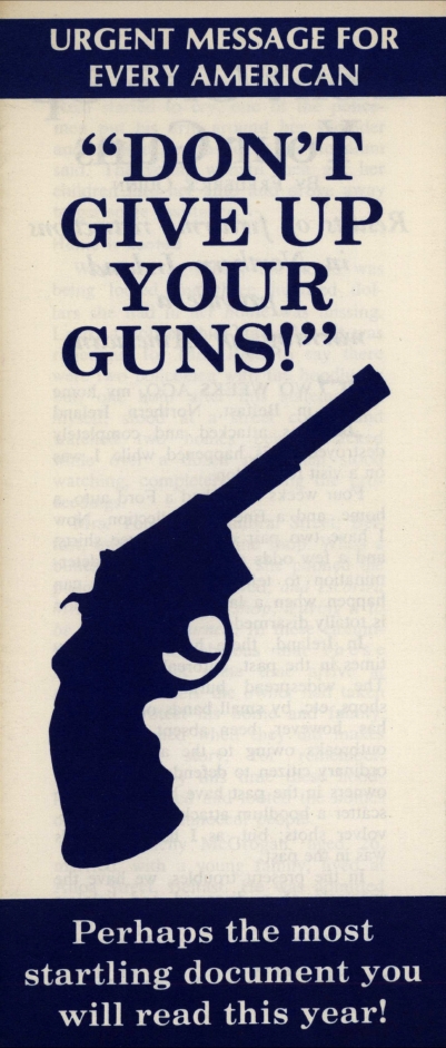 Book Cover of DON’T GIVE UP YOUR GUNS: RESULTS OF FIREARMS RESTRICTIONS IN NORTHERN IRELAND PROVIDE A WARNING FOR AMERICANS