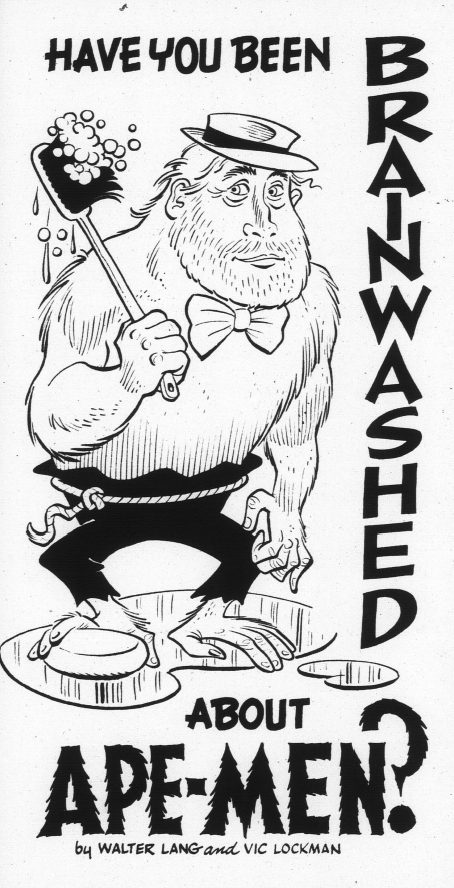 Book Cover of HAVE YOU BEEN BRAINWASHED ABOUT APE-MEN?