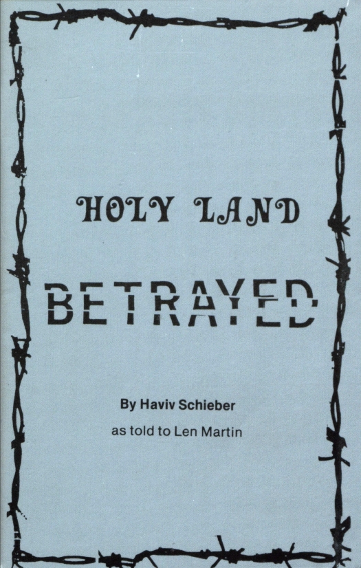 Book Cover of HOLY LAND BETRAYED