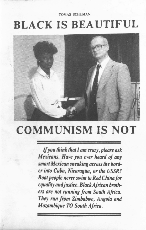 Book Cover of BLACK IS BEAUTIFUL, COMMUNISM IS NOT