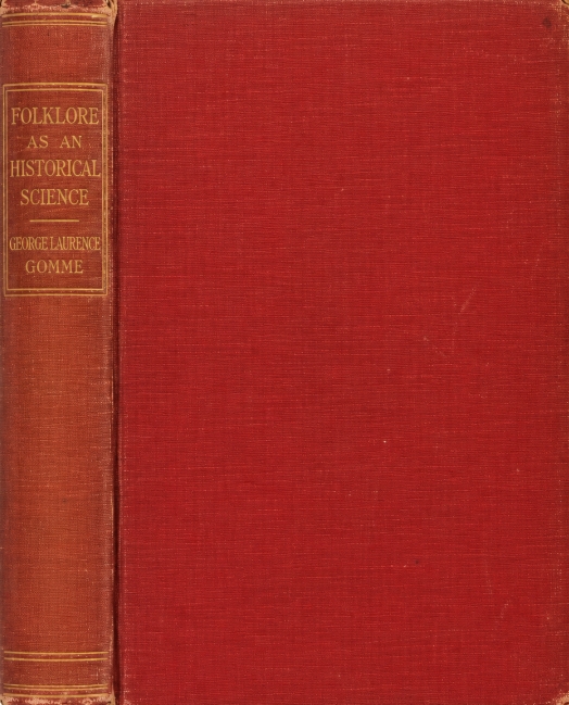 Book Cover of FOLKLORE AS AN HISTORICAL SCIENCE