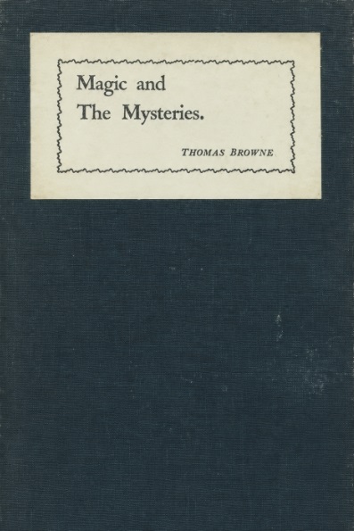 Book Cover of MAGIC AND THE MYSTERIES