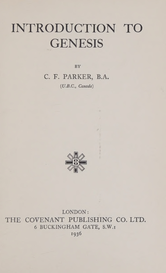 Book Cover of INTRODUCTION TO GENESIS