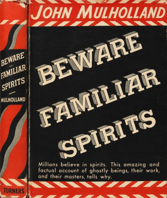 Book Cover of BEWARE FAMILIAR SPIRITS