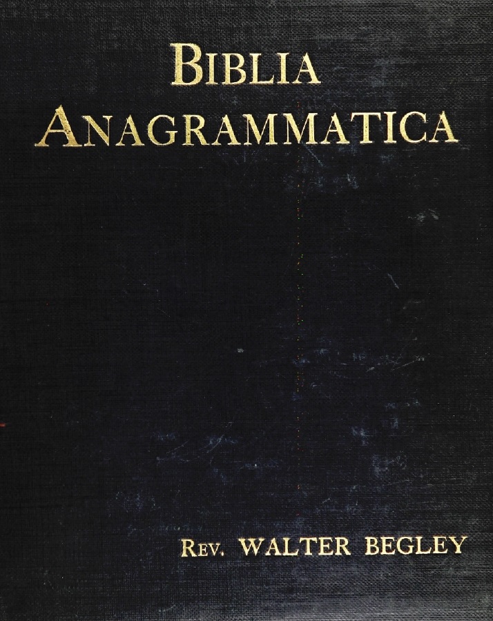 Book Cover of BIBLIA ANAGRAMMATICA