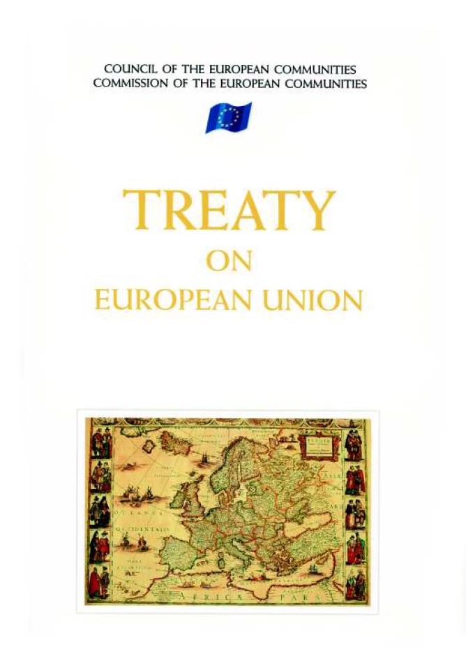 Book Cover of TREATY ON EUROPEAN UNION