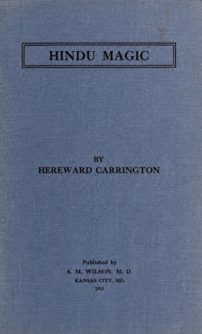 Book Cover of HINDU MAGIC: AN EXPOSE OF THE TRICKS OF THE YOGIS AND FAKIRS OF INDIA