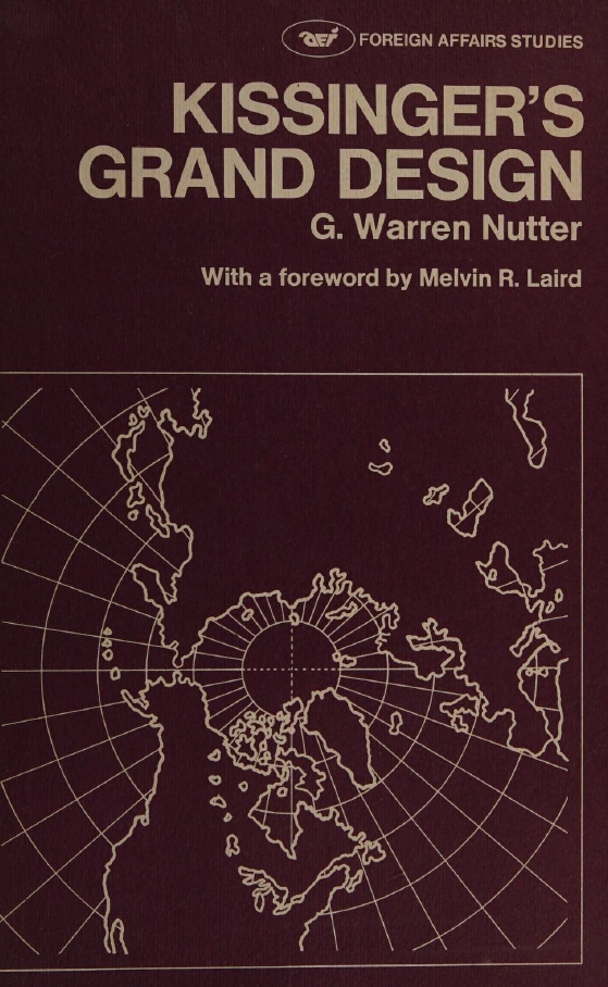 Book Cover of KISSINGER’S GRAND DESIGN