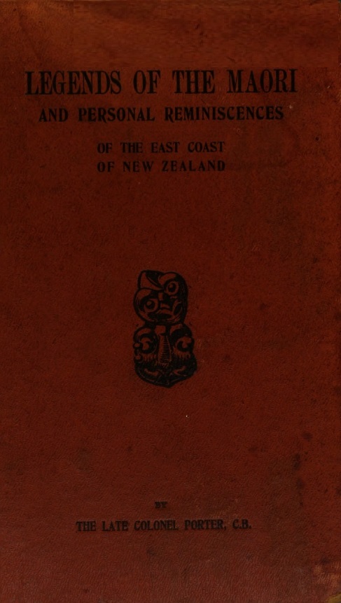 Book Cover of LEGENDS OF THE MAORI