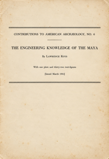 Book Cover of THE ENGINEERING KNOWLEDGE OF THE MAYA