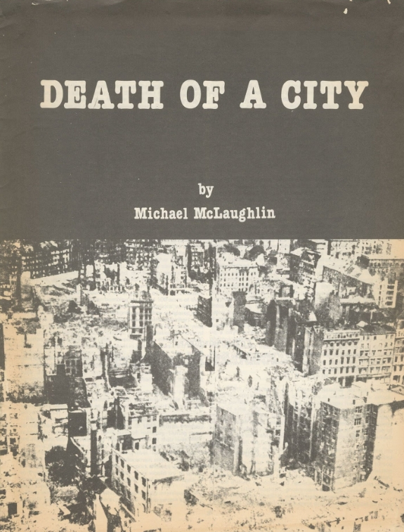 Book Cover of DEATH OF A CITY