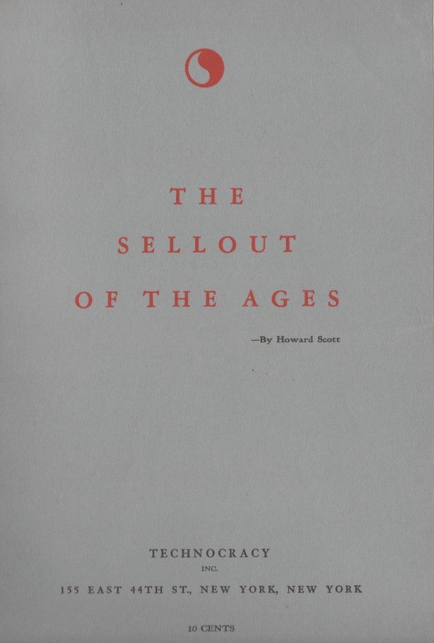 Book Cover of THE SELLOUT OF THE AGES